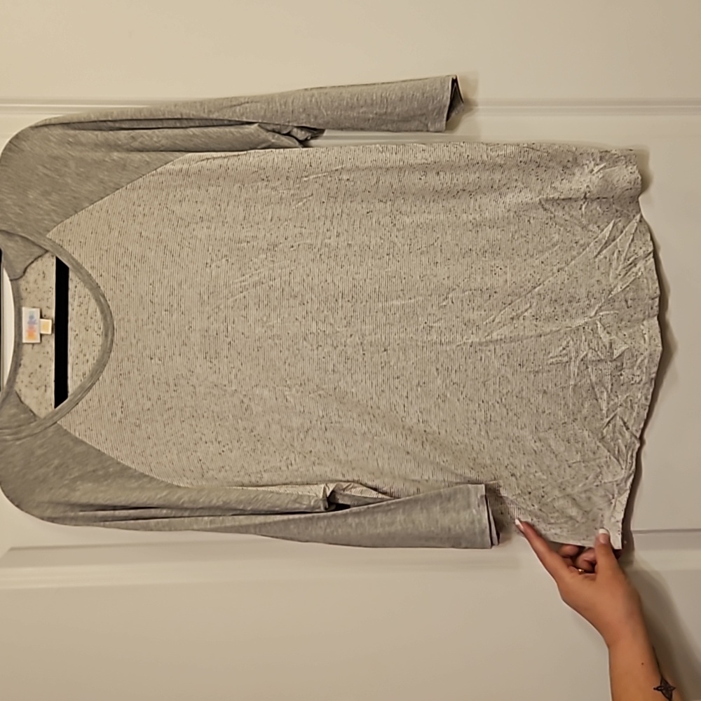 LulaRoe Randy 3XL, Heathered Grey